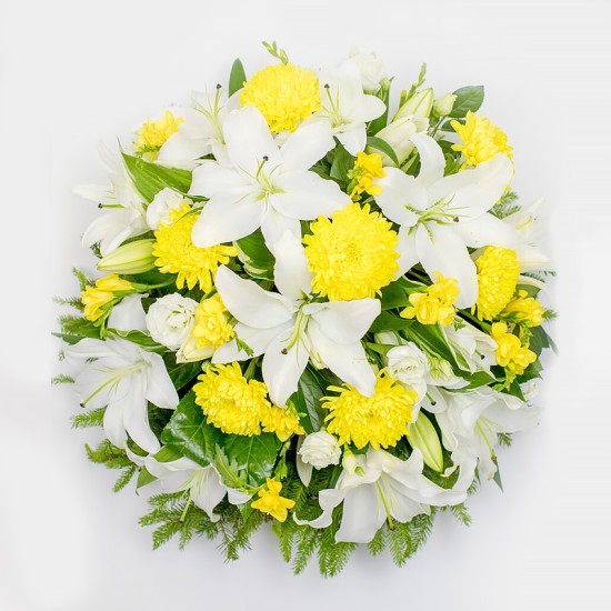 You live on as a star in the sky - wreath