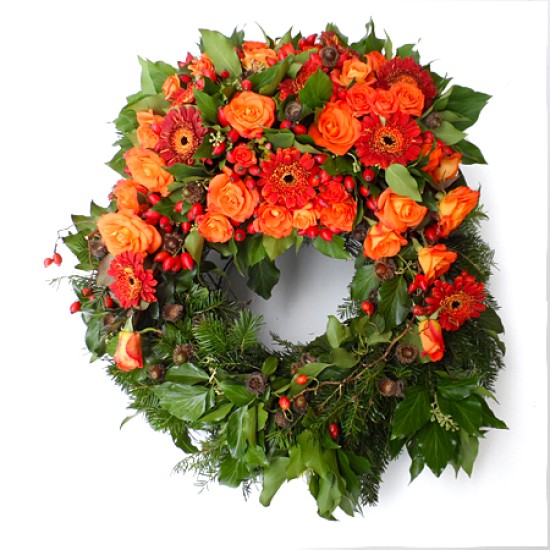 Last journey - open wreath