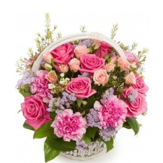 Thank you for everything - flower basket